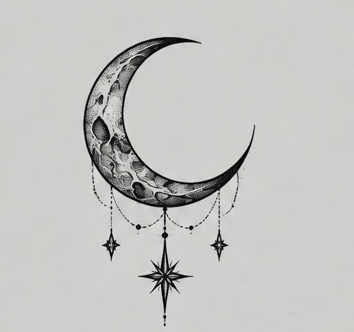 Dessin du flash Lune Noire