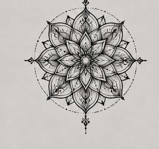 Dessin du flash Mandala